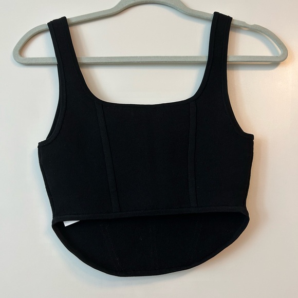 NWOT Aritzia Babaton Sculpt Knit Bustier Tank - Picture 6 of 8